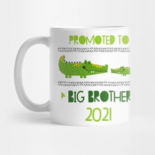 Promoted to Big brother crocodile announcing pregnancy 2021 Mug